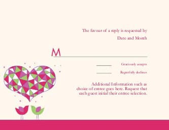 Lil' Love Birds Reply Cards