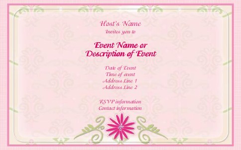 Love's Sweet Springtime Postcard Invitation-Oversized