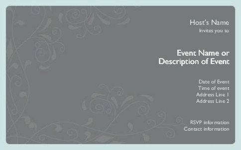 Seafoam Dream Postcard Invitation-Oversized