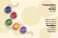 Bold Beads Full Colour Magnetic Business Cards