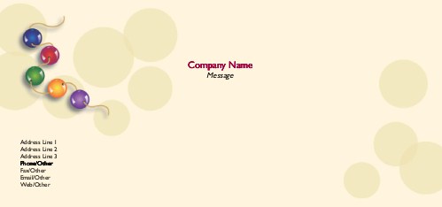 Bold Beads Full Colour Compliment Slips