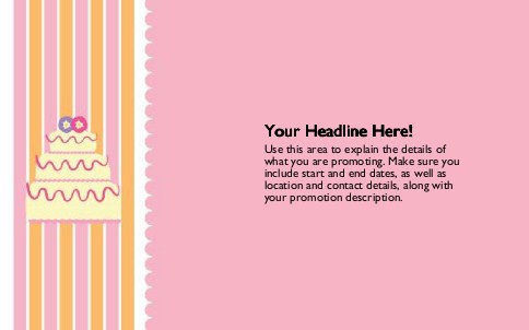 Cute Confection Full Colour Oversized Postcards