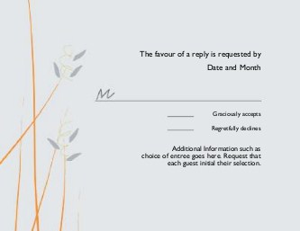 Love Fronds Reply Cards