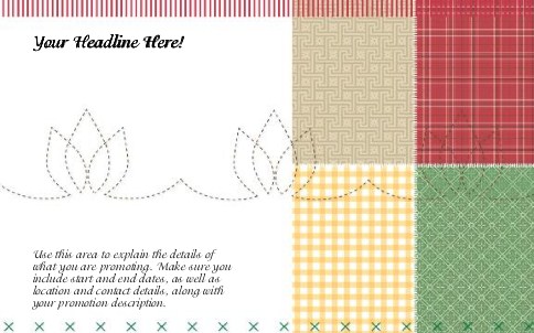 Serious Stitchwork Full Colour Oversized Postcards