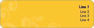 Sunny Yellow Future Return Address Labels