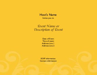 Sunny Yellow Future Hen Night Invitations