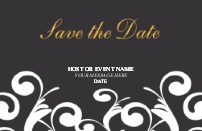 Sunny Yellow Outlook Save the Date Cards