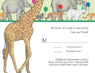 Herd There's a Party Reply Cards