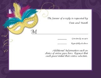 Love in Disguise Reply Cards