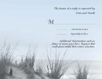 On the Dunes Reply Cards
