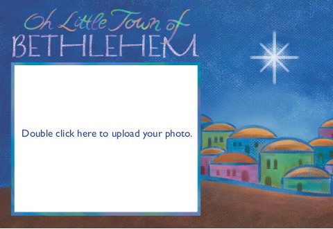 Star of Night Photo Christmas Cards