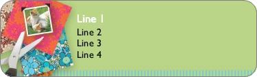 Treasured Memories Return Address Labels