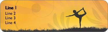 Beautiful Balance Return Address Labels