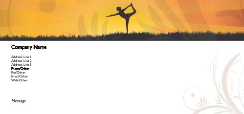Beautiful Balance Full Colour Compliment Slips