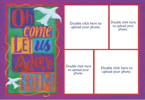 Behold the Saviour Photo Christmas Cards
