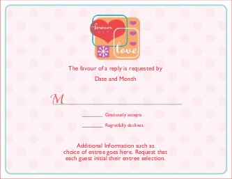 Love You Forever Reply Cards