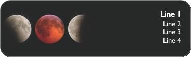 Lunar Eclipse 2010 Return Address Labels