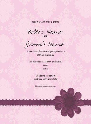 Plum Enchantment Wedding Invitations