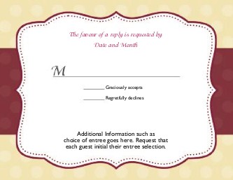 Ruby Red Forever Reply Cards