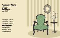 Vintage Charm Full Colour Business Cards