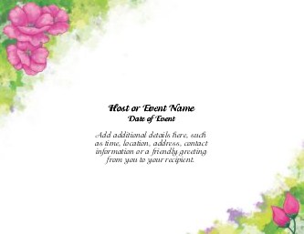 Bloom of Life Large Save the Date Magnets