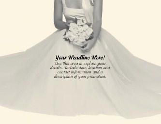 Bride with Bouquet Large Magnets