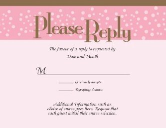 Dippity Dots Reply Cards
