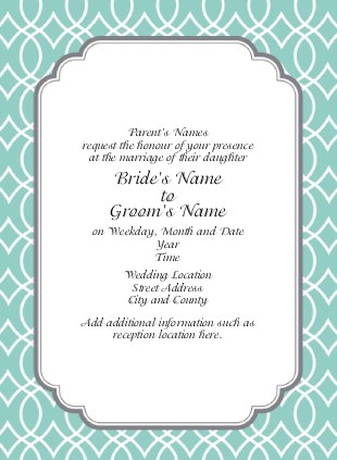 Framed for Happiness Wedding Invitations