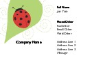 Leafy Lady Full Colour Business Cards
