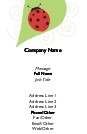 Leafy Lady Full Colour Business Cards