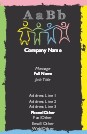 Learning Together Recycled Business Cards