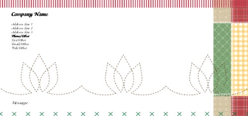 Serious Stitchwork Full Colour Compliment Slips