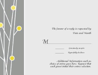 Simple Bliss Reply Cards