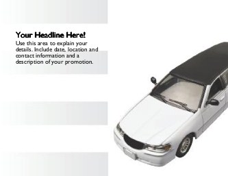 White Limousine Large Magnets