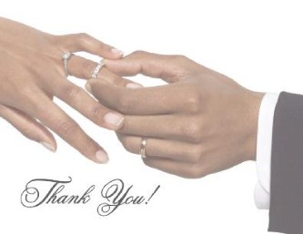 Always and Forever Wedding Thank You Cards