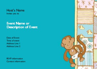Baby Soft Postcard Invitation-Standard