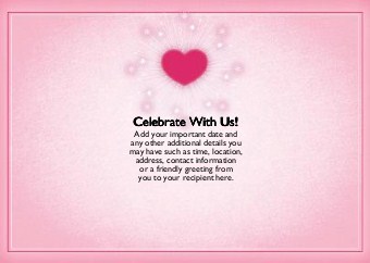Explosion of Love Standard Sized Save the Date Postcards