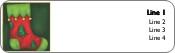 Festive Footwear Return Address Labels