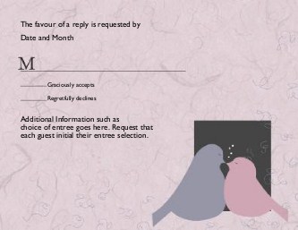 Perfect Pair Reply Cards