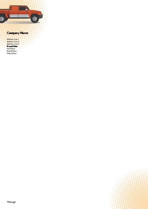 Pickup Persuasion A4 Letterhead