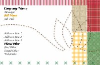 Serious Stitchwork Full Colour Magnetic Business Cards