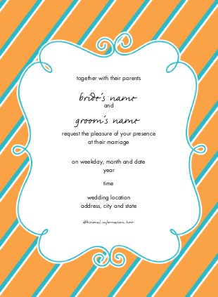 Turquoise I Do Wedding Invitations
