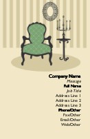 Vintage Charm Full Colour Magnetic Business Cards