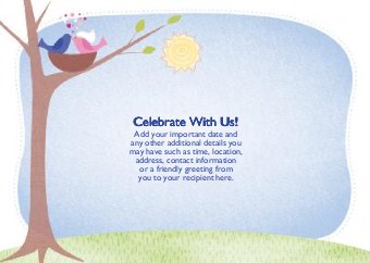 Birds of a Feather Standard Sized Save the Date Postcards