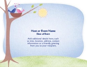 Birds of a Feather Large Save the Date Magnets