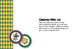 Carnival Wedding Oversized Save the Date  Postcards