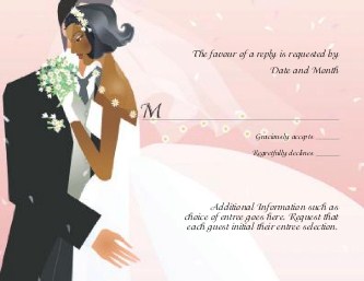 Love's Embrace Reply Cards