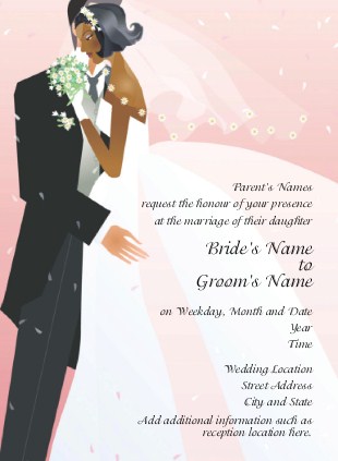 Love's Embrace Wedding Invitations