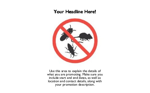 Pest Busters Full Colour Oversized Postcards