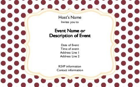 Ruby Red Romance Postcard Invitation-Oversized